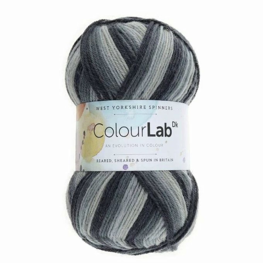 Wool * | Cheapest West Yorkshire Spinners Moonlight Grey Colourlab Dk Yarn 100G