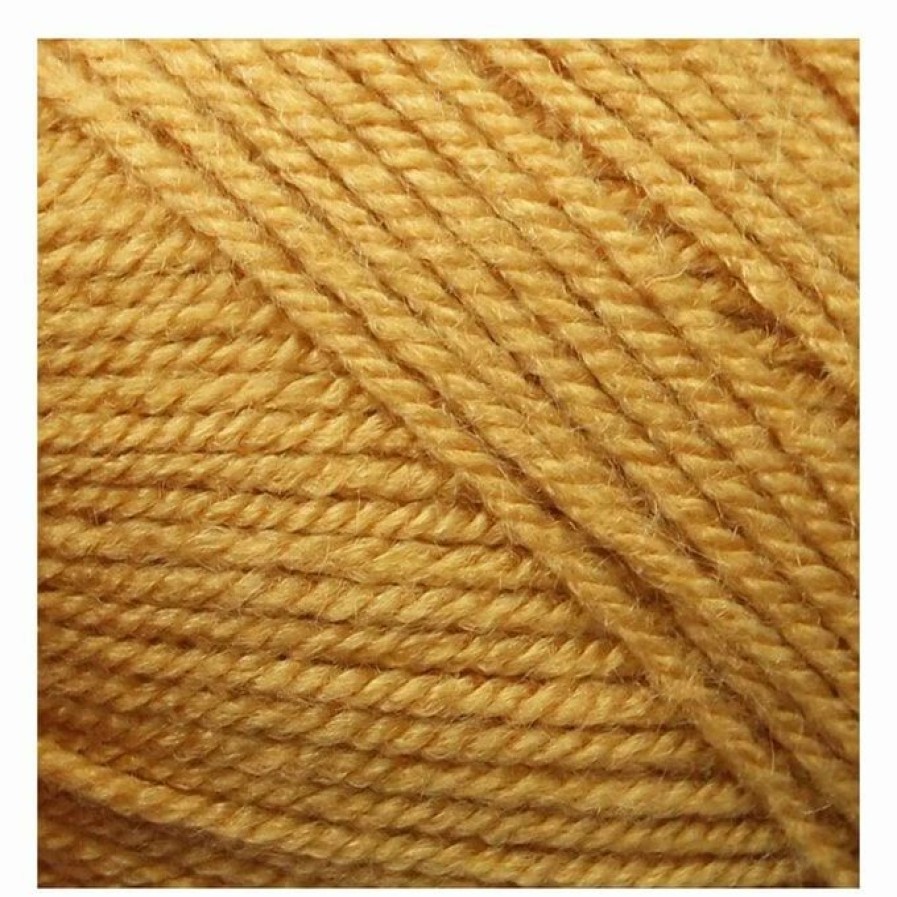 Acrylic Yarn * | Deals The Wi Women'S Institute Mustard Premium Acrylic Yarn 100G