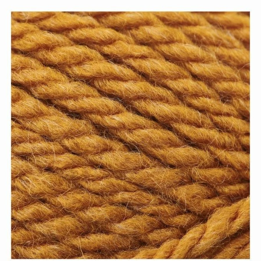 Acrylic Yarn * | Best Reviews Of Wendy With Wool Turmeric Super Chunky 100G