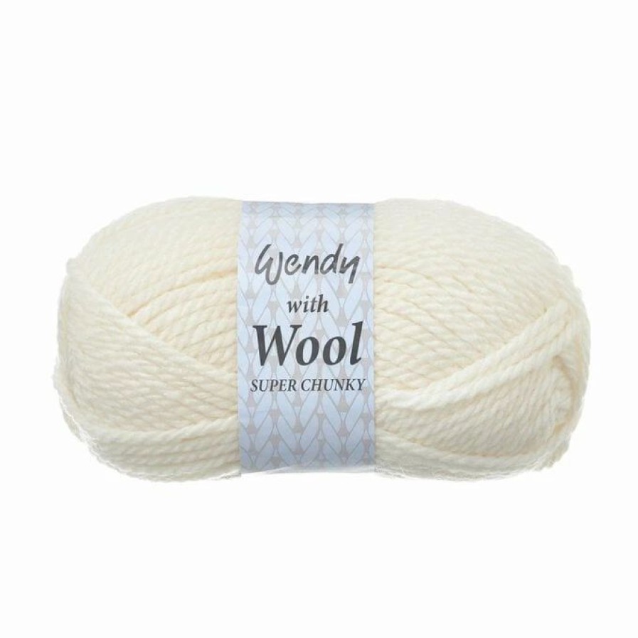 Acrylic Yarn * | Coupon Wendy With Wool Pearl Super Chunky 100G