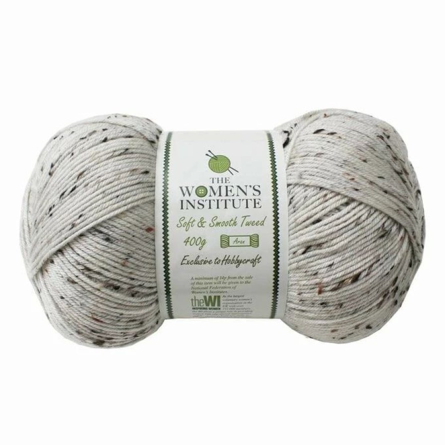 Acrylic Yarn * | Wholesale The Wi Women'S Institute Marl Soft And Smooth Tweed Aran Yarn 400G