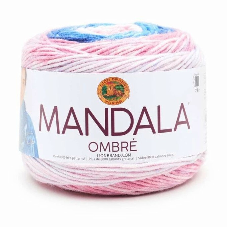 Acrylic Yarn * | Best Pirce Lion Brand Pure Mandala Ombre Yarn 150G