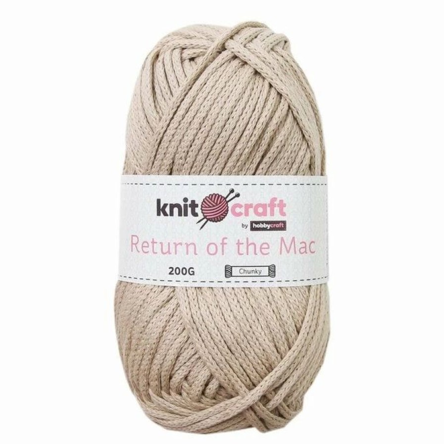 Chunky Yarn * | Best Pirce Knitcraft Linen Return Of The Mac Yarn 200G