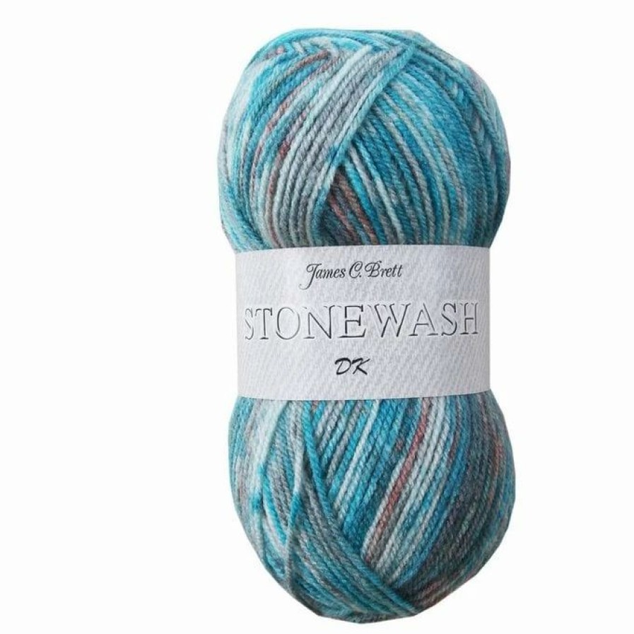 Acrylic Yarn * | Coupon James C Brett Water Mix Stonewash Dk Yarn 100G