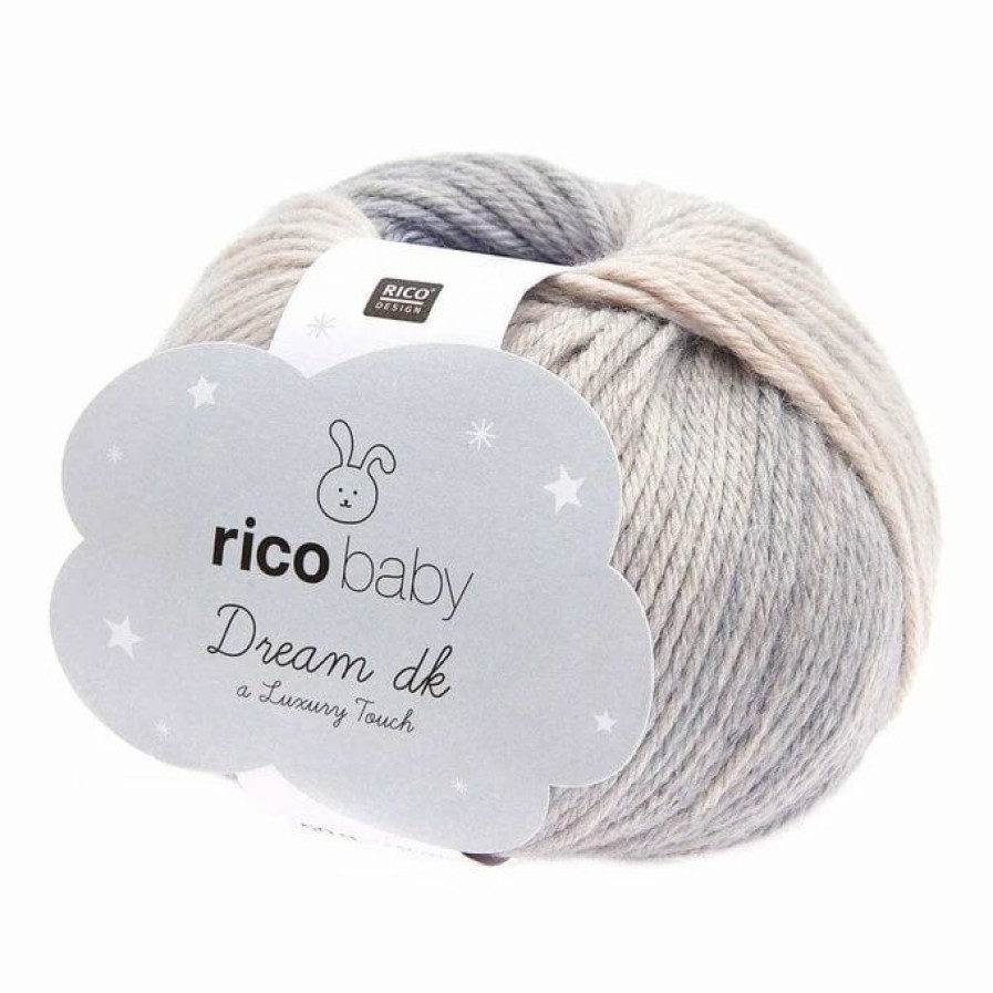 Acrylic Yarn * | Budget Rico Design Rico Pebbles Baby Dream Dk Yarn 50G