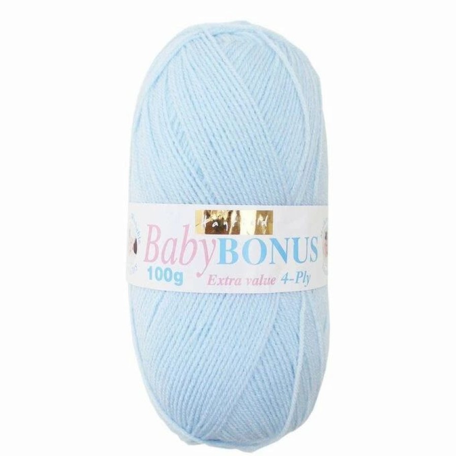 Acrylic Yarn * | Best Reviews Of Hayfield Baby Blue Baby Bonus 4 Ply Yarn 100G (854)