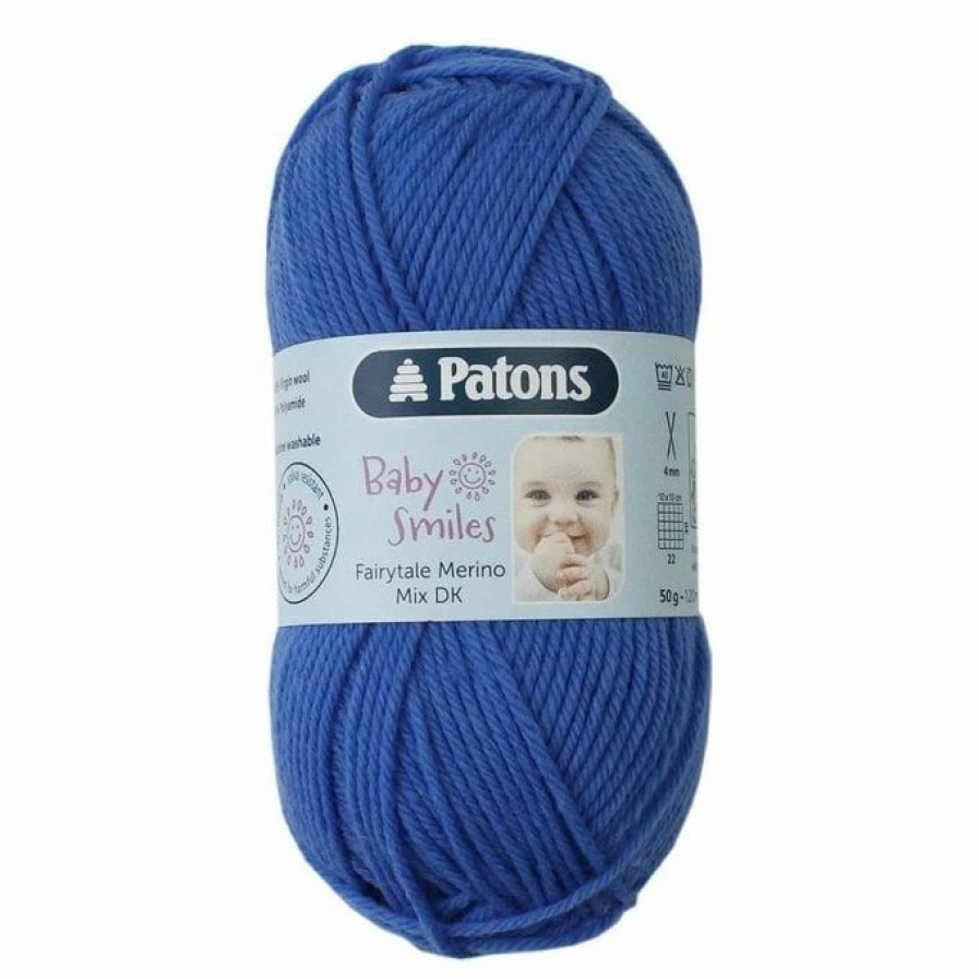 Wool * | Best Sale Patons Sky Blue Fairytale Merino Mix Dk Yarn 50G