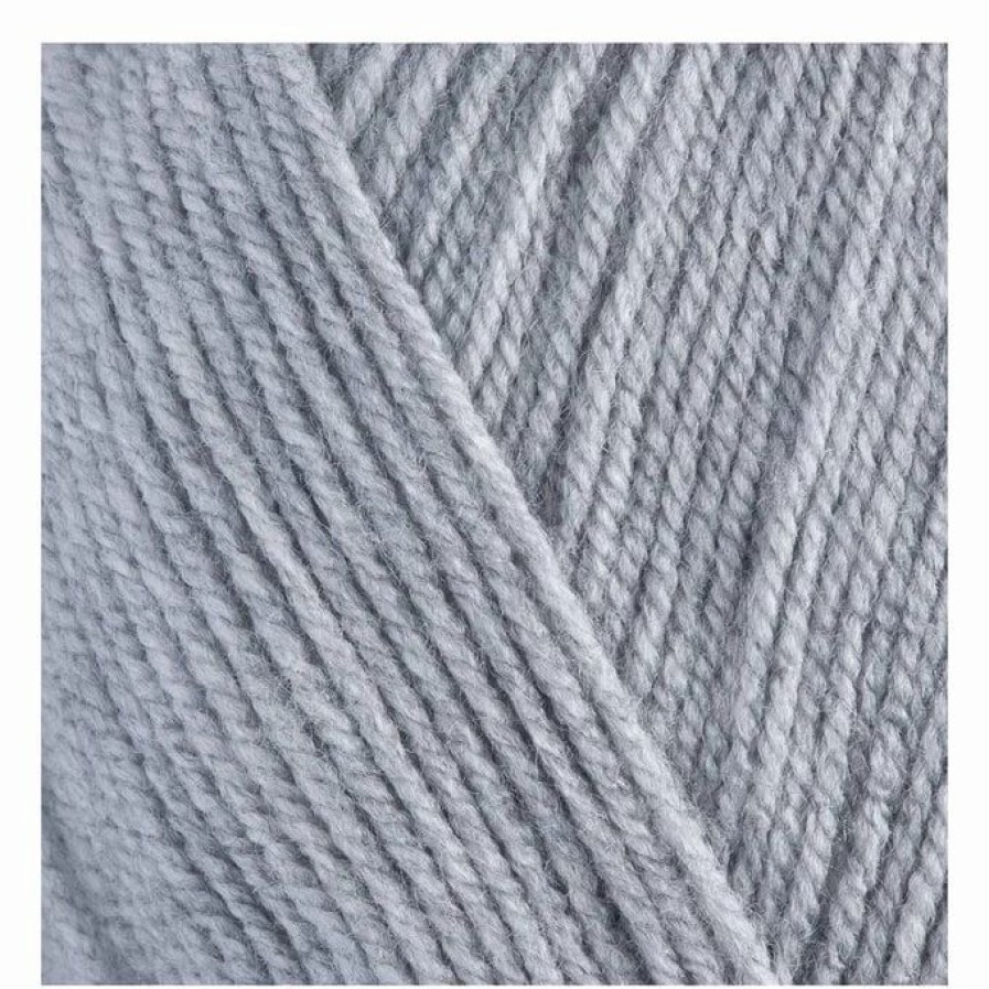 Acrylic Yarn * | Flash Sale The Wi Women'S Institute Grey Premium Acrylic Yarn 100G