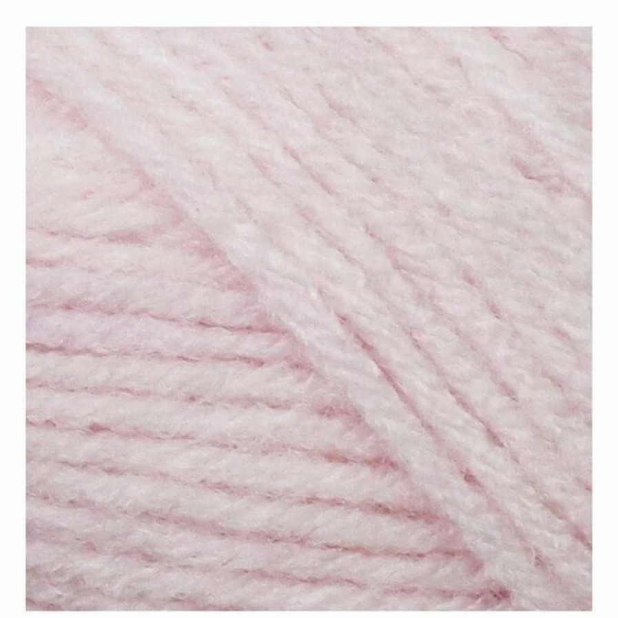 Acrylic Yarn * | Hot Sale Patons Pale Pink Fairytale Fab Aran Yarn 50G