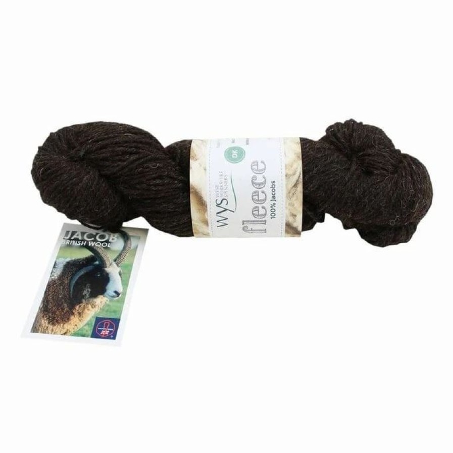 Wool * | Flash Sale West Yorkshire Spinners Brown Black Fleece Jacob Dk Yarn 100 G