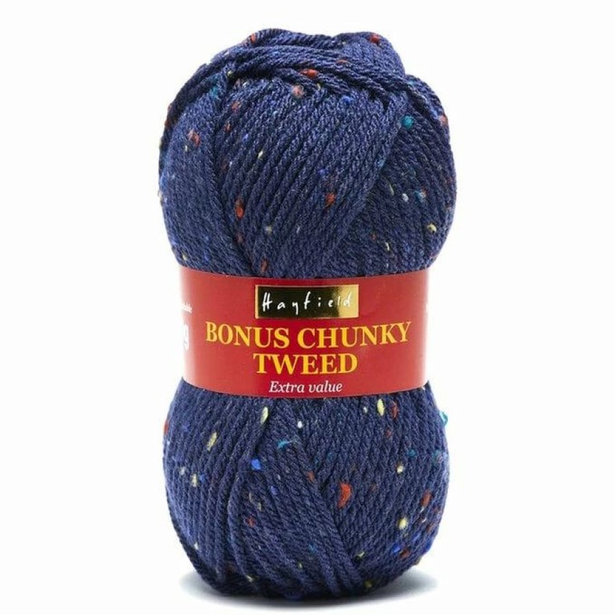 Chunky Yarn * | Deals Sirdar Hayfield Indigo Bonus Chunky Tweed Yarn 100G