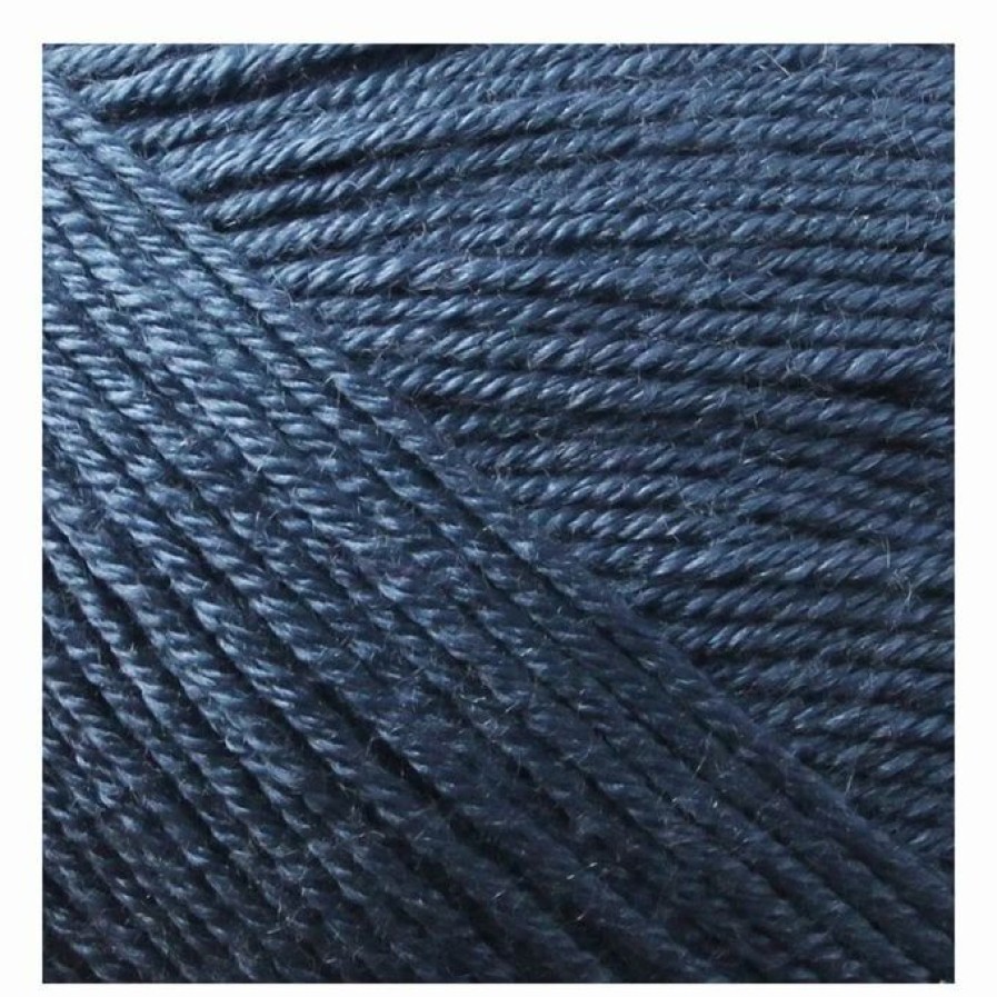 Acrylic Yarn * | Top 10 The Wi Women'S Institute Denim Soft And Silky 4 Ply Yarn 100G