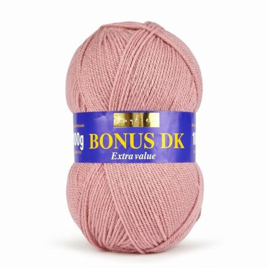 Acrylic Yarn * | Wholesale Hayfield Dusky Pink Bonus Dk Yarn 100G (573)