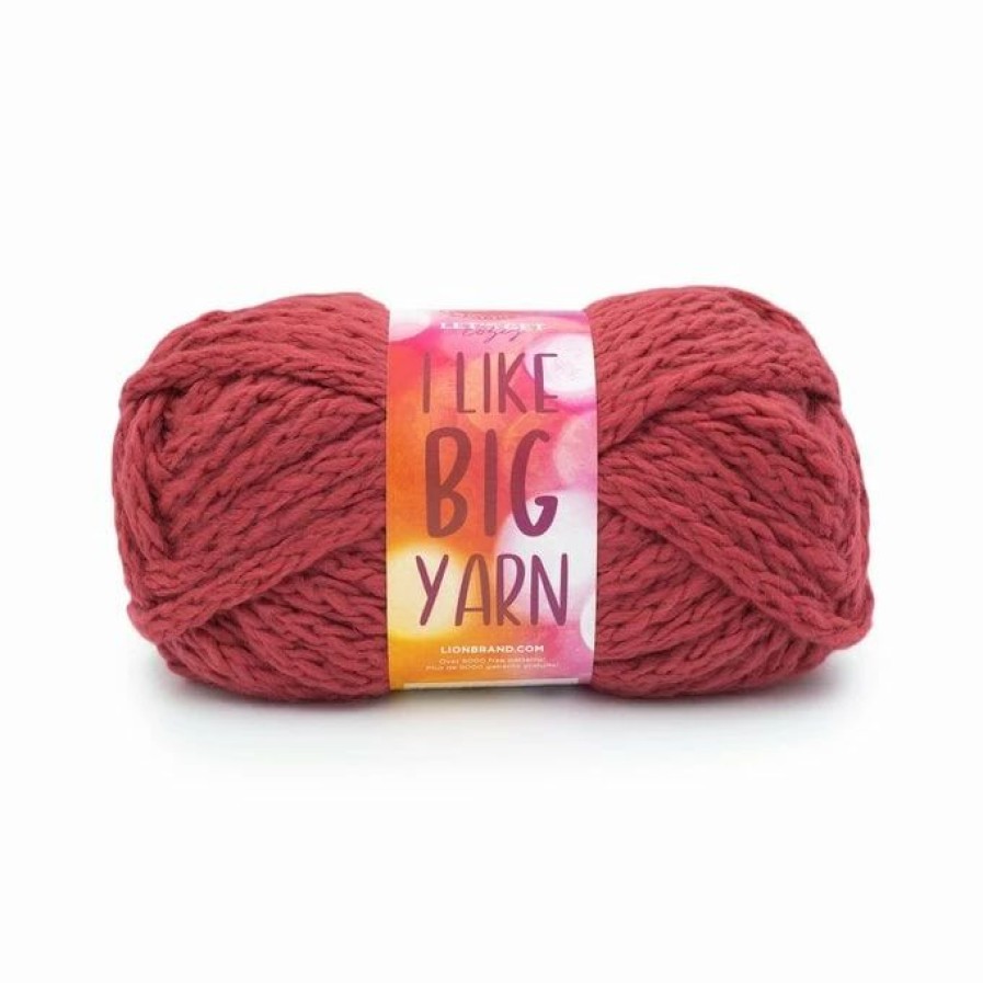 Acrylic Yarn * | Best Reviews Of Lion Brand Rosebud I Like Big Yarn 250G