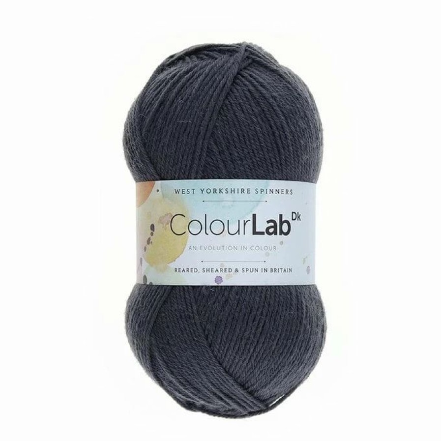 Wool * | Discount West Yorkshire Spinners Stormy Grey Colourlab Dk Yarn 100G