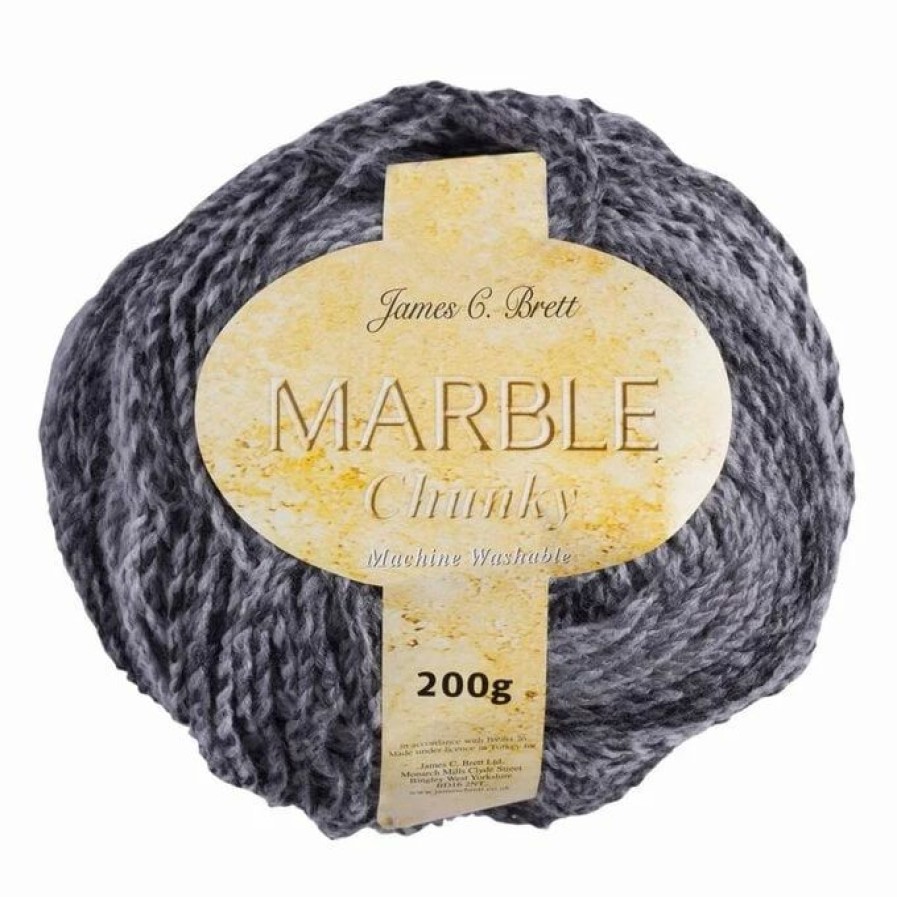 Chunky Yarn * | Best Pirce James C Brett Mc11 Marble Chunky Yarn 200 G