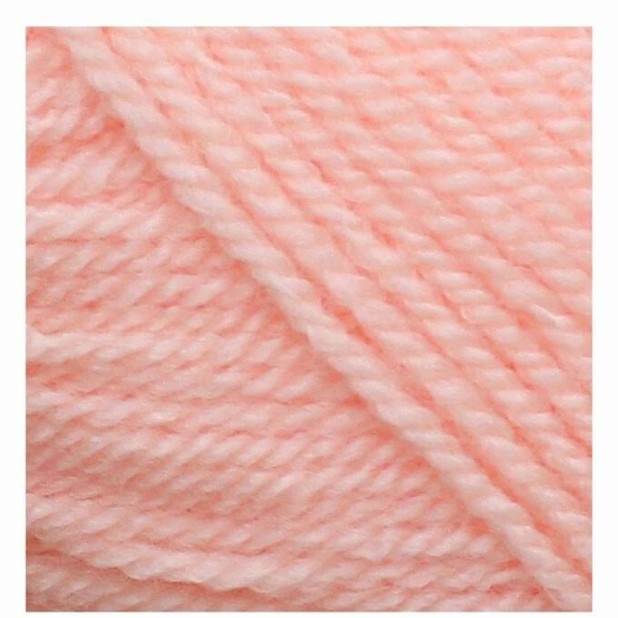 Acrylic Yarn * | New Knitcraft Peach Everyday Dk Yarn 50G