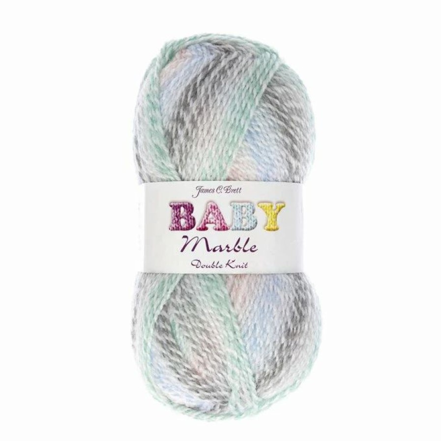 Acrylic Yarn * | Top 10 James C Brett Winter Sky Baby Marble Dk Yarn 100G