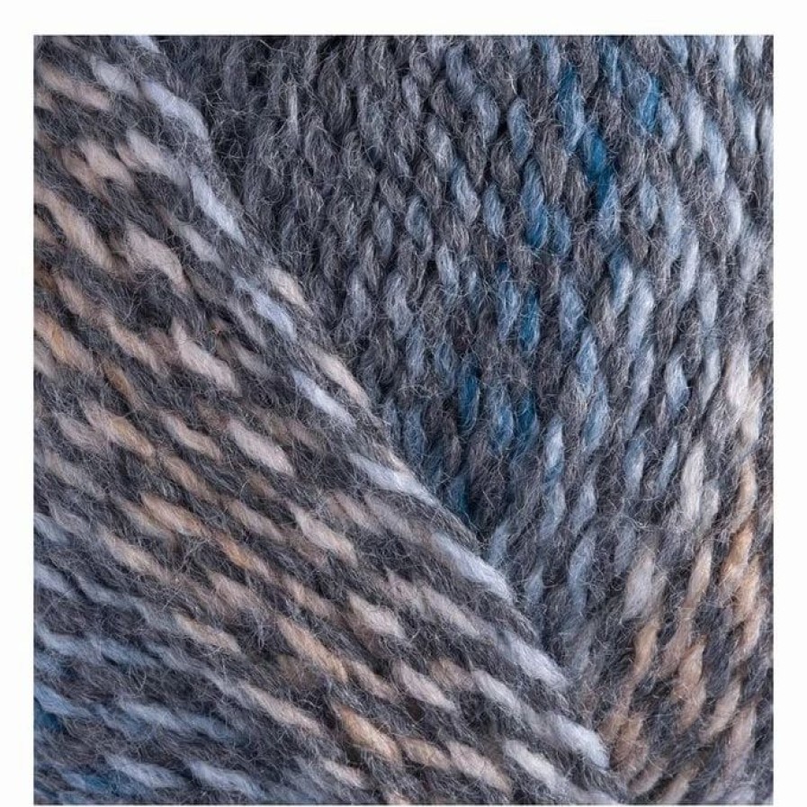 Acrylic Yarn * | Hot Sale James C Brett Grey Marble Double Knit Yarn 100 G