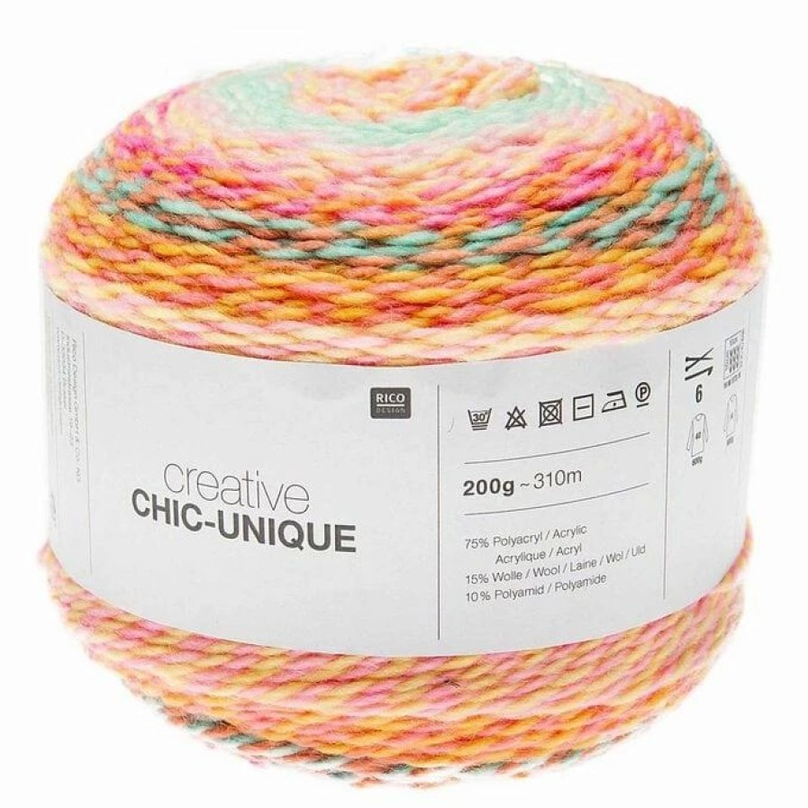 Acrylic Yarn * | Best Deal Rico Design Rico Creative Candy Chic-Unique Yarn 200G