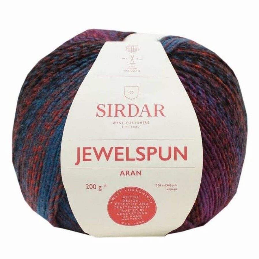 Acrylic Yarn * | Best Sale Sirdar Midnight Fjords Jewelspun Yarn 200G