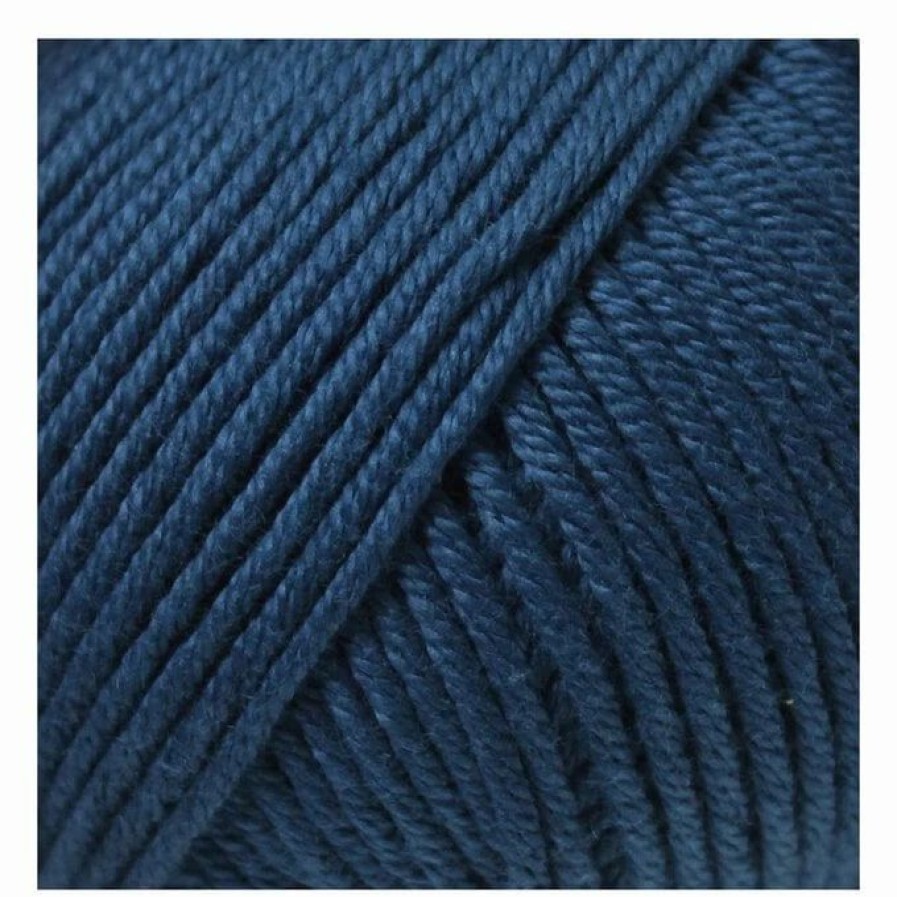 Cotton Yarn * | New Dmc 177 Dark Petrol Blue Natura Medium Crochet Yarn 50G